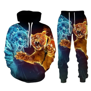 MANWA <b>LEATHERS</b> <b>Men's</b> Hoodies <b>Pants</b> Tracksuit Set Eco-Friendly Lightweight Breathable Polyester/Cotton Four-Way Stretch Fleece - Product Image 4