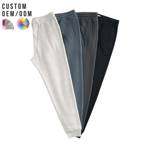 <b>Mens</b> Cotton <b>Trousers</b> Casual Summer Wear Lightweight <b>Elastic</b> Waist Waterproof Breathable Comfort Custom Logo OEM ODM Support - Product Image 3