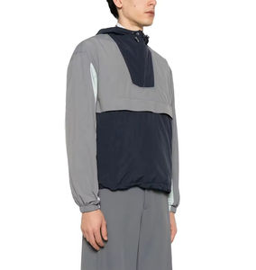 Chaqueta Cortavientos Impermeable Ligera de la Mejor Calidad para Hombre, Ropa para la Lluvia, Chaqueta con Logotipo Personalizado, Plateada, Impermeable, Transpirable y de Secado Rápido - Product Image 3