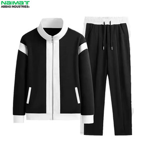 High Quality French Terry Pullover Hoodie <b>Tracksuit</b> Men Heavyweight Warm Gym Sweatpants And Sweatshirt Activewear Set - Product Image 1
