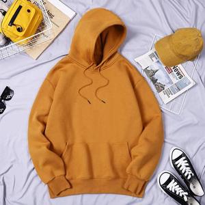 Sweat-shirts d'hiver pour hommes 100 % coton personnalisés avec logo sur mesure, design uni en molleton avec poche - Fabricant OEM/ODM - Product Image 4
