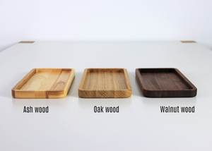 Bandeja Ovalada de Bambú y Madera al por Mayor para Decoración con Velas, Bandeja de Servicio para Hotel, Bandeja para Alimentos, Café y Té, Color Oscuro, de UO INDIA - Product Image 1