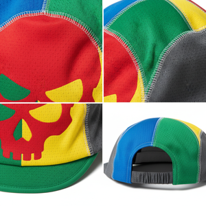 Gorro Deportivo de Alto Rendimiento con Múltiples Paneles y Diseño de Calavera - Product Image 2
