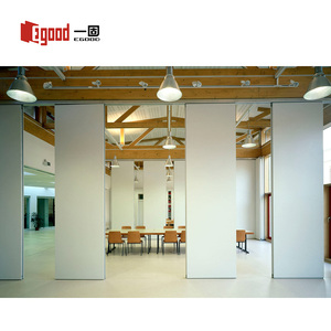 Cloison mobile acoustique robuste de 85 mm en MDF pour scène, fixation supérieure, pour salles de réception d'hôtels - Product Image 5