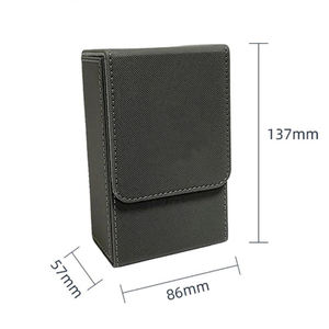Estuche de Piel Genuina Ecológico de Alta Calidad Multifuncional para Cartas de Póker, Personalizado para Dos Mazos - Product Image 4