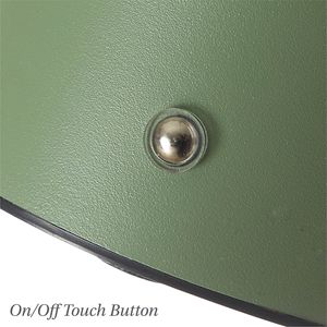 12 Inch Green Rattan Rechargeable LED <b>Touch</b> <b>Lamp</b> for Home Decor - Product Image 4