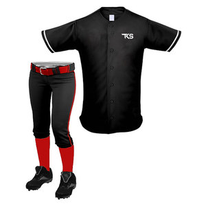 Uniforme de Softbol de Secado Rápido de Alta Calidad con Nuevo Diseño, Uniforme de Softbol Transpirable al por Mayor en Venta - Product Image 6