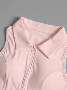 Women's Seamless Cross Back Sports <b>Bra</b> | Ribbed <b>Longline</b> Workout Crop Top | Nylon Spandex High Elasticity Gym Fitness Bralette - Product Image 2