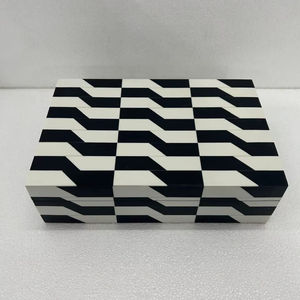 Caja de Regalo de Resina Hecha a Mano de Alta Calidad, Personalizable, Multiusos, de Forma Rectangular, Lujosa, para Decoración del Hogar, Bodas y Regalos - Product Image 1