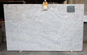 แผ่นหินแกรนิตสีขาวงาช้างสำหรับเคาน์เตอร์และท็อปโต๊ะเครื่องแป้ง - Product Image 4