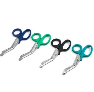 Ciseaux médicaux robustes pour traumatismes, ciseaux de sauvetage d'urgence pour couper les bandages, en acier inoxydable, à pointe arrondie, outil utilitaire professionnel - Product Image 4