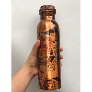 Latest Design <b>Copper</b> Water <b>Bottle</b> Screw On Lid Customizable Food Grade Good Quality <b>Copper</b> <b>Bottle</b> Gift Ideas Made In India - Product Image 5