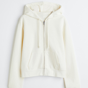 Jogging en coton de haute qualité à taille haute, vêtements de sport décontractés, sweat-shirt, crop top, sweats à capuche personnalisés - Product Image 3