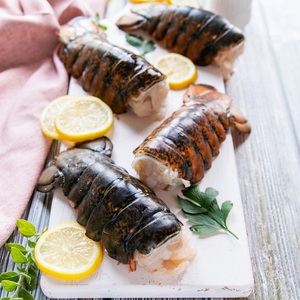 หางกุ้งล็อบสเตอร์แช่แข็งสดใหม่ เนื้อสัมผัสเยี่ยม รสชาติทะเลเข้มข้น เหมาะสำหรับอาหารครอบครัว และเมนูพิเศษของร้านอาหาร - Product Image 2