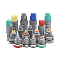 Connecteur de prise circulaire autobloquant à poussoir en plastique à 2 broches pour équipement médical M10 Mini IP64 étanche 250-600V AC