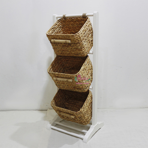 Organizador elegante de Revistero de ratán tejido a mano de Artex Dong Thap Factory para sala de estar y Biblioteca - Product Image 4