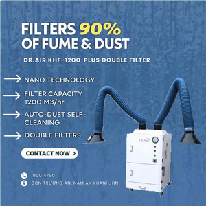 Dr.Air-Extractor de humos de soldadura, de 3 kW potente ventilador, sistema de doble filtro para filtración in situ de alto volumen - Product Image 6