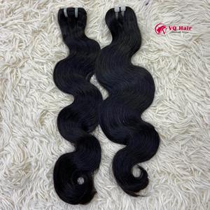 Wholesale Natural Color SDD Bundle Body Wave Hair Double Drawn Virgin Hair Bundles Hair Extensions With <b>Lace</b> <b>Closure</b> Wig - Product Image 4