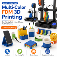 Service d'impression 3D FDM multicolore économique avec PLA écologique pour les gadgets de la vie quotidienne