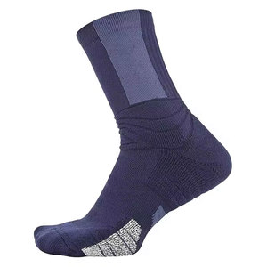 High Quality Customized Men Sports Socks Spandex/<b>Nylon</b> Anti <b>Slip</b> Quick Dry Breathable Autumn Casual Oversized Crew Bottom Socks - Product Image 6
