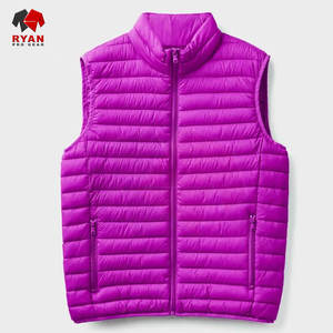 เสื้อกั๊กพัฟเฟอร์ผู้ชายแบบสั่งทำพิเศษ แจ็คเก็ตแบบไม่มีแขน บุผ้านวม เสื้อผ้าสำหรับฤดูหนาวและกิจกรรมกลางแจ้ง - Product Image 6