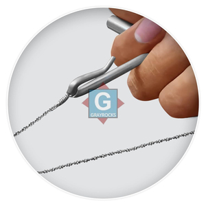 Ensemble de scies Gigli, instrument chirurgical orthopédique avec deux poignées et un outil de coupe osseuse à fil - Product Image 6