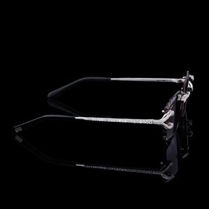 Gafas de Sol Cuadradas Sin Montura de Lujo con Cristales, Ligeras, con Patillas de Madera, Unisex, para Uso Casual al Aire Libre - Product Image 4