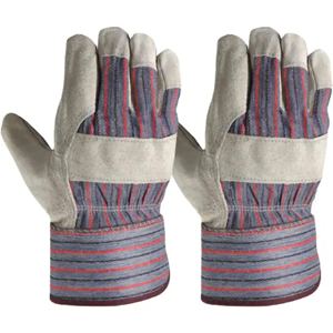 Guantes de Trabajo Industriales de Primera Calidad, Resistentes, de Cuero Vacuno, Resistentes a Pinchazos, Abrasión y Calor, para Uso General - Product Image 1