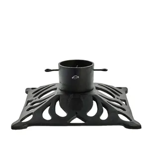 Support de sapin de Noël en métal, design rouge, support moderne pour sapin de Noël à prix bas - Product Image 5