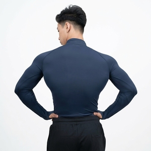 Men's Rashguard with Polyester/Nylon Digital <b>Print</b> Logo UV Protection Breathable Fabric for Gym <b>Surfing</b> Diving - Product Image 3