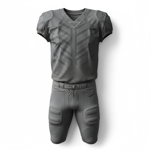Bulk American Football Uniform Custom Dye Sublimation Pro Level Team Jersey <b>Padded</b> Game Pants Performance Gear Apparel - Product Image 1
