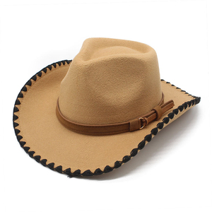 Sombrero de Cuero Vaquero de Alta Calidad para Hombre, Ajustable, para Todas las Estaciones, Nuevo, para Montar a Caballo - Product Image 4