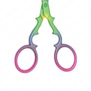 Ciseaux à ongles vintage en acier inoxydable couleur personnalisée, lame de précision tranchante, finition arc-en-ciel, forme unique, ciseaux de manucure personnalisés - Product Image 6