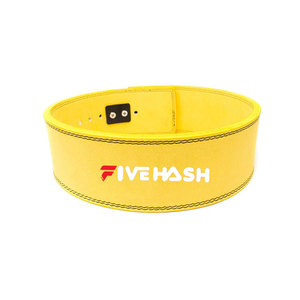 Ceinture de musculation en cuir de vachette avec boucle à levier pour haltérophilie et entraînement de la taille - Product Image 1