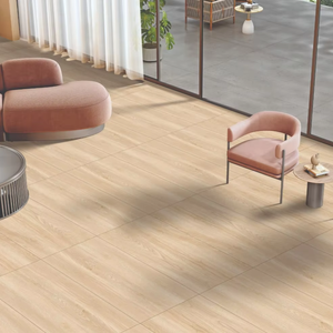 Carreaux de sol et de mur en porcelaine mate beige Antune modernes, résistants aux acides, antidérapants, pour l'intérieur des hôtels et des appartements - Product Image 1