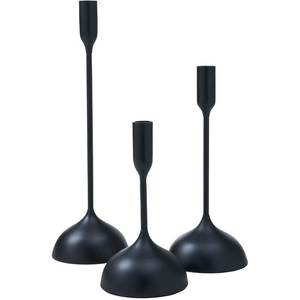 ชุดเชิงเทียนโลหะสีเขียว 2 ชิ้นสำหรับตกแต่งบ้าน ดีไซน์เหล็กทนทาน - Product Image 2