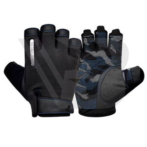 High Men's <b>Half</b>-Finger Breathable Lightweight Synthetic Leather Non <b>Slip</b> Hand Grips Gym Gloves Wholesale Fitness Racing Bicycle - Product Image 1