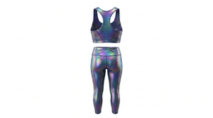 Ensembles de yoga pour femmes, best-sellers, respirants, légers, unis, taille XXL, taille élastique, devant personnalisé, vêtements de sport écologiques - Product Image 2