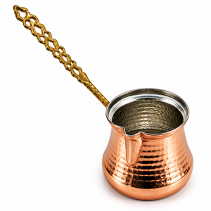 Hammered Copper Antique Finish Turkish Greek Arabic <b>Coffee</b> Pot Stovetop <b>Coffee</b> Maker Cezve Ibrik Briki <b>Coffee</b> Pot - Product Image 6