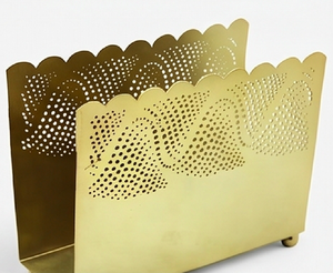 Moderno Porta Servilletas de Metal Dorado con Diseño Recortado, Ideal para Uso en la Cocina, Vajilla, Comedor y Hoteles - Product Image 2