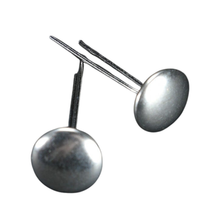 Juego de dos pasadores de metal cromados para hombre, accesorios de tapa metálica, herrajes duraderos, clásicos para cuero. - Product Image 3