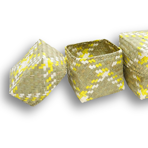 Hot Trend Woven Palm Leaf <b>Gift</b> Box Holiday Decoration Ramadan <b>Gift</b> <b>Basket</b> From Vietnam Suppliers - Product Image 4