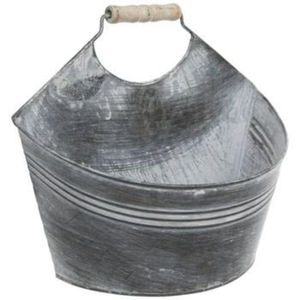 Juego de Macetas de Pared de Metal Galvanizado Rústico, Cubo Decorativo Colgante para Jardín, Diseño de Diamantes con Tejido Abierto, Decoración Interior y Exterior - Product Image 3