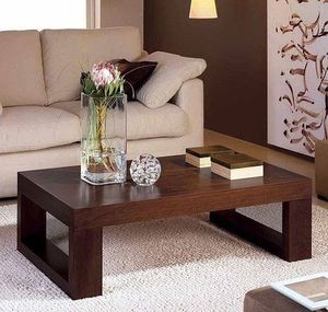 Modern Wooden Coffee <b>Table</b> With Storage Shelf Scandinavian Design Living Room Furniture Rectangular Top Wood Material - Product Image 5
