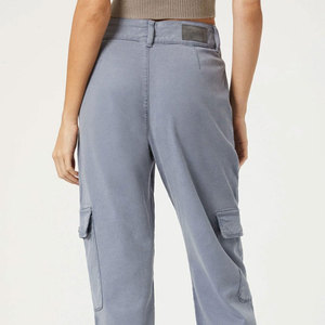 Pantalones Cargo de Alta Calidad para Mujer, Estilo Urbano, Múltiples Bolsillos, Nueva Moda, Cierre de Botones, Corte Regular, Ropa de Trabajo - Product Image 5