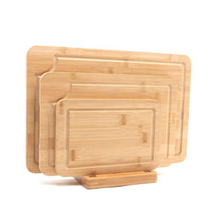 Tabla de Cortar Antideslizante, Fácil de Limpiar, Duradera, de 2 cm de Grosor, Juego de Tablas de Cortar 100% Madera de Acacia, Tabla de Cortar Resistente para Cocina Profesional - Product Image 6