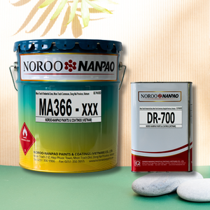 Noroo-Nanpao MA366 2K Polyurethane <b>Coating</b> High-Gloss UV-Resistant Industrial Topcoat <b>Paint</b> Spray/Brush Application - Product Image 4