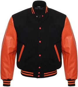 Logotipos de Alta Calidad en Chaquetas Varsity Estilo Americano, Chaquetas Letterman con Logotipos Griegos Personalizados, Ropa Urbana para Hermandades y Fraternidades, Bordado - Product Image 1