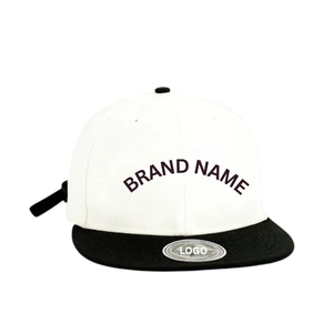 Custom Logo Breathable Performance Golf <b>Cap</b> 6-Panel Lightweight Sports Hat <b>Snapback</b> Closure 2-Tone Design For Golf Tournaments - Product Image 2