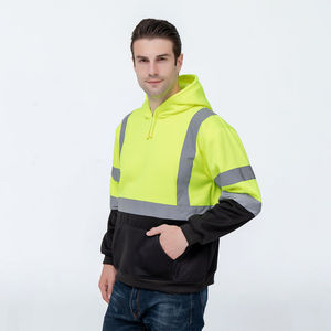 Sudadera con Capucha de Invierno Clase 1 al por Mayor, de Forro Polar Resistente, de Alta Visibilidad, Reflectante, Impermeable, con Logotipo Personalizable - Product Image 5